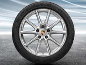 Cerchi in lega da 20' Cayenne Design e pneumatici invernali Porsche originali - 9Y0044600B, 9Y0044610B