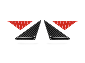 Set deflettori antivento in fibra di carbonio anti-scuotimento. Porche 992