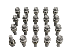 Bulloni ruota standard (confezione da 20) Porsche 996 / Boxster / 997 / Cayman / 991 / 992 / Macan / Panamera - 99736120301, 99736120302, 9973612031, 46652, 99636120300, 99636120301, 99636120302, 38919656 - OP-UWB10036-1, S4-7-14-50-30-19, V1415KU30V
