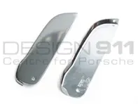 Tappi terminali del pannello della soglia laterale. Porsche 911 1974-77 'Alluminio Lucido' - PCG55994103