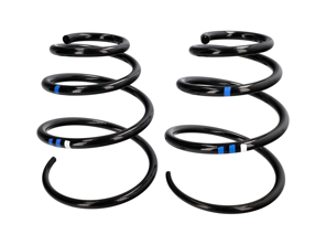 Ressorts hélicoïdaux avant (paire) – Marquages bleus/blancs – pour Porsche 987-2 Boxster et Cayman avec PASM 2009-2012 - 98734353111504