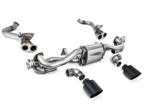Milltek Sportauspuff mit GPF-Bypass und schwarzen Cerakote-Verkleidungen. Porsche 718 Cayman GT4 / Boxster GTS 4.0L - 982254351B, 982254351L, 982254351AA, 982254351P, 982254351R, 982254350B, 982254350L, 982254350AA, 982254350P, 982254350R, 982251053F, 982251053H, 982251053K, 982251053E - SSXPO149