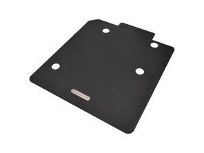Tappetino da pista Rennline nero, lato guida, usato. Compatibile con Porsche 996 / Boxster 986. - TM07