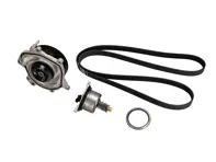 Wasserpumpe, Riemen und Thermostat-Kit. Porsche 991.2 Carrera / 992.1 Carrera / 2S / 4S / Turbo / 992.2 Carrera 2 - 9A210604902, 0PB121005A, 0PB121005C, 0PB121005E, 9A712168800, 0PB121688, 9A110655900, 9A110622603, 9A110622602, 9A712111000, 0PB121110A, 0PB903137A, 9A110221800, 0PB903137G