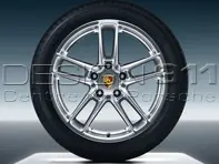 19' Panamera Turbo II Jantes en alliage et pneus d'hiver Porsche d'origine - 97004460077, 97004460080