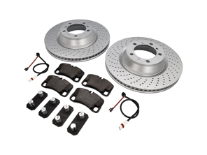 Juego de pastillas y discos de freno traseros. Porsche 997 GT3 - 99735294701, 99735240501, 9973524050, 99735240601, 99735240602, 99735240502, 99635208602, 99761275402
