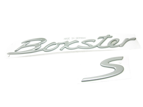 BOXSTER S-badge. Porsche 987 Boxster S - 98755903700