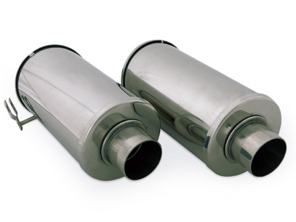 Scatole alette riscaldamento, acciaio inossidabile - coppia. Porsche 356A - 64421102100, 64421102200 - 9230001