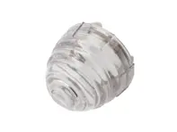 Front turn signal lens, Clear, Round. Porsche 356 - 64463141101