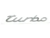 TURBO - Emblema trasero cromado para Porsche 970 Panamera - 97055923705, 97055924700