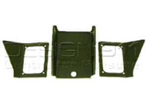 Batteriekastenrückwand (3 Stück). Porsche 356A (1956-59) - 64450103000, PP114A, P114A