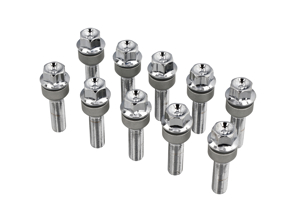 Boulons de roue Chromés pour Porsche Boxster 986 / 996 / 997 Extra Long (LOT DE 10) - 3608100018