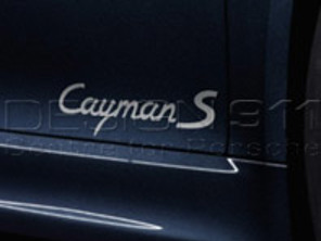 Designazione del modello sulle porte. Porsche 981 Cayman - 98104480071041, 981044800701V04, 98104480071V04