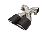 Terminale di scarico in fibra di carbonio. Porsche 981 Boxster / 981C Cayman - 98111126100, 98111136100, 98111136160, 981111361600, 98111136161, 98111196100, 98111196101