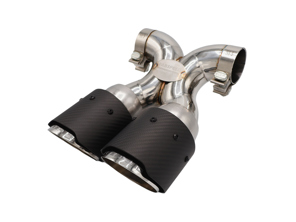 Auspuff-Endrohr Kohlefaser. Porsche 981 Boxster / 981C Cayman - 98111126100, 98111136100, 98111136160, 981111361600, 98111136161, 98111196100, 98111196101