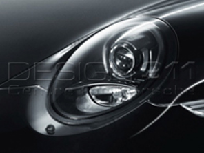 LED-Stirnlampen-Set in Schwarz mit PDLS+. Porsche 991 RHD-Fahrzeuge - 99104490101
