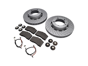 Pastiglie freno ANTERIORI e pacchetto disco freno per Porsche 993 Turbo - 99335104510, 99335104610, 99335194900, 99361236801