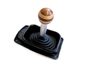 Pommeau de levier de vitesse et soufflet en bois. Porsche 964 / 993 - 99342407502, 99342407501, 993424075028YR, 96442407505