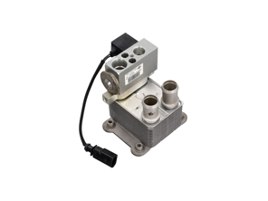 Evaporator with expansion valve for Hybrid battery. Porsche Panamera 970 MKII - 97057348100, 351008511, 70817003, 8FR 351 008-511