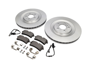 Rear brake disc Ø: 356 mm and brake pads package Porsche Macan Turbo - 95B615601D, PAB615121, 95B698451L