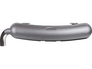 Silencieux d'échappement / boîte arrière silencieux Single Outlet. Avec homologation TÜV/CEE Porsche 911 1974-89 - 92.511, 92.511S, 1620603500, 91111102501 - 1620605400