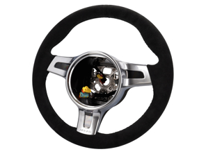 Volante SportDesign Acolchado en Alcantara Negro. Porsche 997 / 987 Boxster / 987 Caimán - 99704440222, 99704440220, 99704440221
