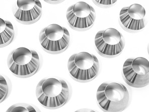 Rennline conical lug seat set, Titanium. - WHT006978, WHT001693, WHT004676, WHT004676A