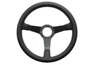 Volante in pelle pieno fiore Eau Rouge con cuciture parallele o incrociate 350 mm. Porsche911/964/993/924/944/968/928 - 74112, 74113
