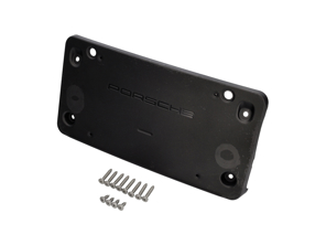 Portatarga con fissaggi, nero opaco. Porsche 992.1 Turbo / Turbo S MKI 2020>> - 992807999ROK1