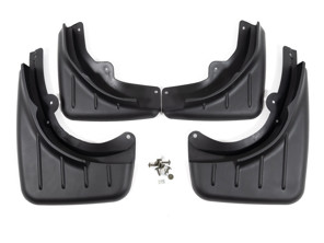 Mud Flap Kit - Front & Rear - for Porsche 957 Cayenne 3.0L Diesel & 3.6L Petrol V6 / 4.8L S & Turbo 2007-2010