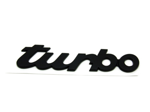Turbo - Stemma nero. Porsche 964 (965) 1989-94 - 9305593170270C, 930.559.317.02.70C