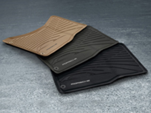 Tappetini interni in gomma. Porsche 95B.1 Macan / 95B.2 Macan RHD - Guida a destra - 95B04480242, 95B04480242OP1, 95B044802421E0, 95B044802424H0