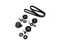 Kit completo puleggia e cinghia - tenditore, rulli tenditori e cinghia di trasmissione - per Porsche 997-1 Carrera S 3.8L (manuale e Tiptronic) 2005-2008 - 99710226000, 99610236550, 99710211700, 99907204109, 99907205901, 99710211800, 99710211900, 99610215166, 99610215168