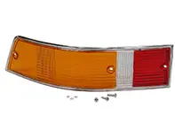 Lente dell'indicatore posteriore con bordo cromato. Porsche 911 - 91163192303, 91163192403