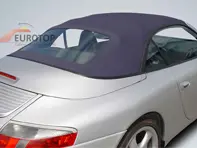 Cabriokap met helder pvc achterscherm. Porsche 996 - 98656191505151, 98656191505152, 98656191505153, 98656191505155, 98656191505302, 98656191505154, 98656191503A10, 98656191503C50, 98656191503G10