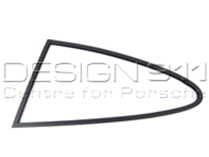 Cornice per finestra 1/4 nera, SINISTRA. Porsche 911 74-77 Coupé - 90154301628, 90154301528