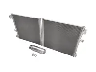 Kit condensatore radiatore aria condizionata (aria condizionata). Porsche 981 Boxster e Cayman - 99157311102, 99157311106, 99970755741, 94457314301, 99970766040
