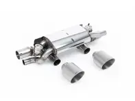 Milltek 运动型排气后消音器（PSE），搭配 GT-115 拉丝钛合金尾嘴。适用于 2015-19 款保时捷 991.2 3.0LT / S / GTS - 9P1251053A, 9P1251053C, 9P1251053B, 9P1251053D - SSXPO200