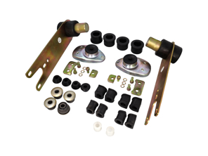 Suspension rebuild kit using standard shore bushes. Porsche 911 turbo 1975 - 1976 - 91134101800, 91134379203, 90133105900, 91133379302, 91133379305, 93034190100, 93034190200, 90133300301, 90133300309, 91133352100, 90134378200, 91150193300, 91150193400, 99952310301, 90006706302, 90006706303