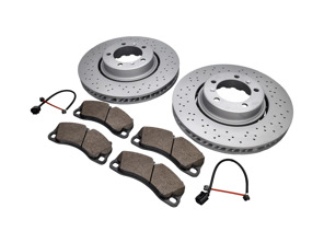 Pastiglie freno ANTERIORI e pacchetto disco freno Porsche 991.2 S - 9P1615301, 9P1615302, 99135194702, 99160918100, 9P1615301J, 9P1615302J