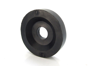 Amortiguador de goma para parachoques trasero. Porsche 356B / 356C - 64450524505