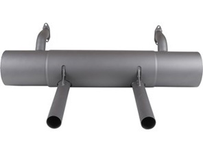Marmitta di scarico / scatola posteriore Silenziatore. Porsche 356 A/B/C - 1620603900, PO-92103, 61654103, 616 54103 - 1620603900