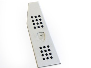 Rennline Aluminium Dead Pedal with Porsche Crest Rubber Grip. Porsche Panamera - P102D, WAP10706614