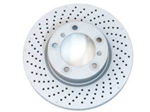 Rotor de disco de freno, Delantero. Escudo estándar Z. Porsche 981 Boxster 2.7L / 981C Cayman 2.7L (OE Part No 98135140101/98135140201) - 98135140101, 98135140201, 92279905, 92280005, 460.1589.20, 460.1590.20 - 460.1589.20, 460.1590.20