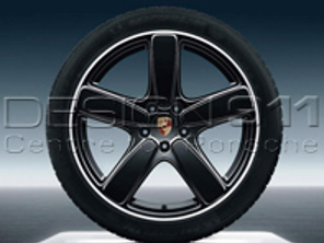 21' Cayenne Sport Classic Schwarz Alufelgen & Reifen Original Porsche - 95804460253, 95804460254, 95804460213, 95804460214
