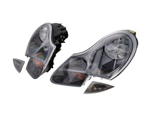 Phares Transparents Porsche 986 Boxster / 996 LHD Voitures - 98663113117, 98663113217, 99663104502, 99663104602