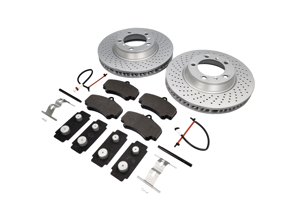 Bremsbeläge und Bremsscheibenpaket VORNE Porsche 997 C2S Textar - 99635140904, 99635140903, 99635141004, 99635141003, 99635194913, 99761275701, 99761267801, 99635108901, 99635195911