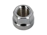 Radmutter (offenes Ende) Kugelbund R14 (Chrom-Finish) passt für verschiedene Porsche-Modelle - N0201121