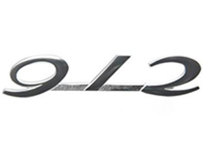 Insignia trasera cromada '912'. Porsche 912 65-69 - 90255930523