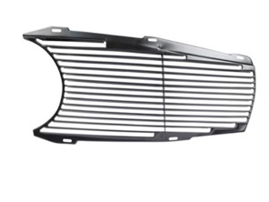 Inserto griglia radiatore nero. Mercedes Pagoda W113 2.3L-2.8L 1963-1971 - 1138800385, A1138800385, 1138800485, A1138800485 - 8384500480, 8384500470